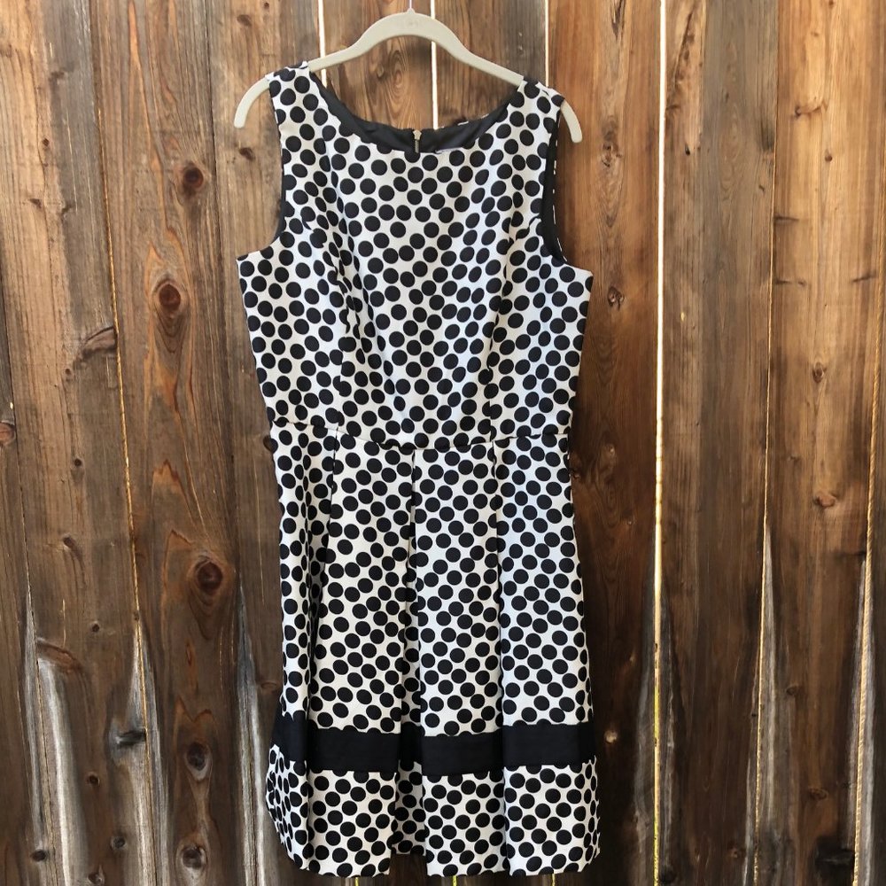Danny & Nicole Polka Dot Dress 14